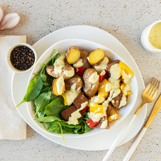 Pommes_de_terres_seitan_sauce_poivre